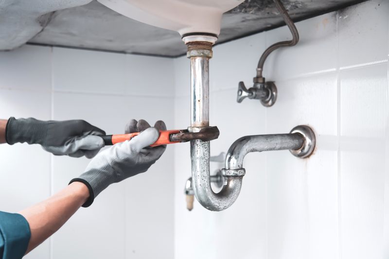 Repaired Drain Connection